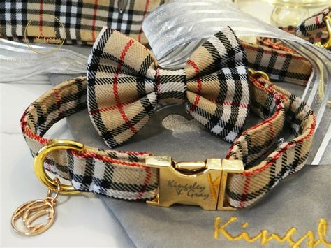 burberry collar dog|authentic Burberry dog collar.